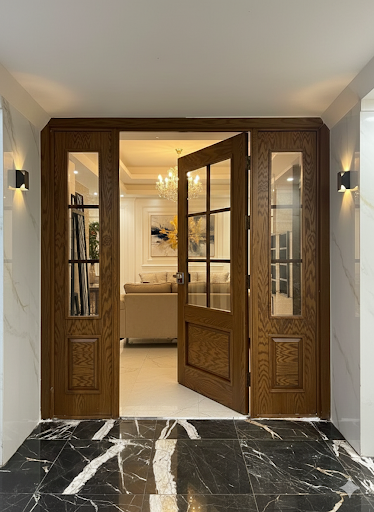 درب لابی چوب روسی آرکاچوب